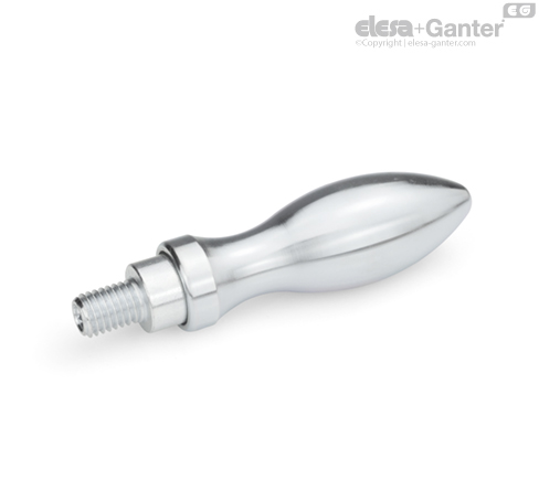 DIN 98-E Revolving Handles With threaded stud | Elesa+Ganter
